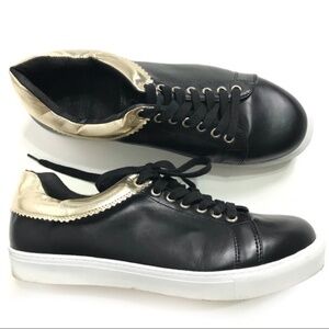 TORRID - Women’s BlackGold Lace-up Sneakers Size 11